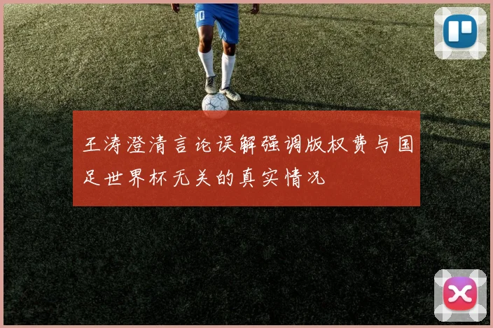 王涛澄清言论误解强调版权费与国足世界杯无关的真实情况